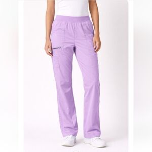 Beyond Scrubs Lavender XL Scrub Pants | 6 Pocket Stretch Medical Uniform
